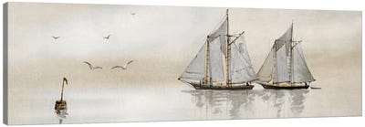 Mystic Sail I Canvas Art Print - Sailboat Art