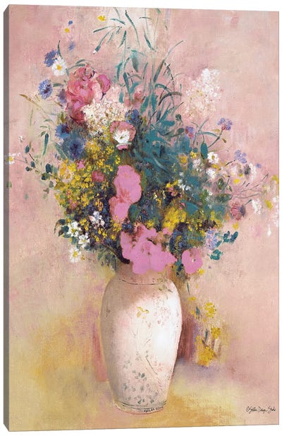Parisian Floral Canvas Art Print - Stellar Design Studio