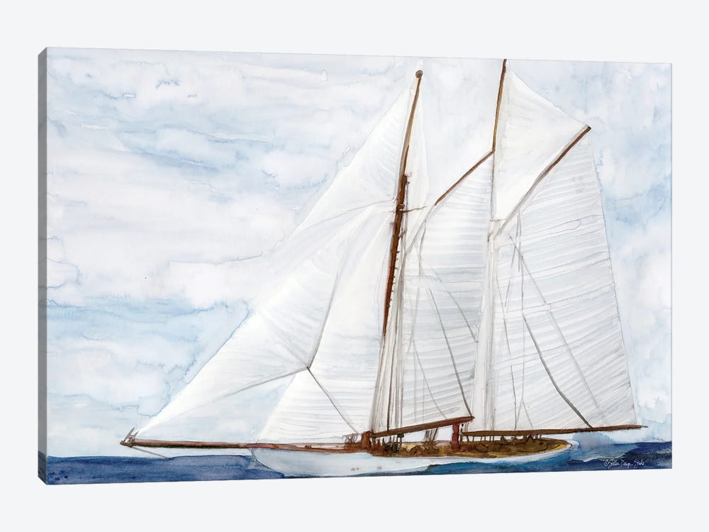 Sailing by Stellar Design Studio 1-piece Canvas Wall Art