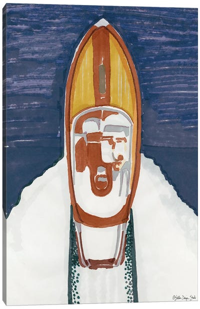 Water Ski Show II Canvas Art Print - Sports Art