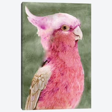 Palm Springs Parrot I Canvas Print #SLD21} by Stellar Design Studio Art Print