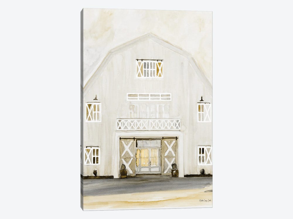 Wedding Barn by Stellar Design Studio 1-piece Art Print