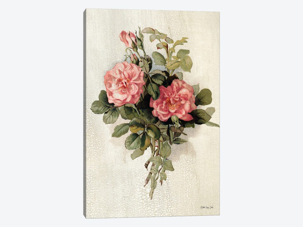 Pink Roses by Stellar Design Studio 1-piece Canvas Print