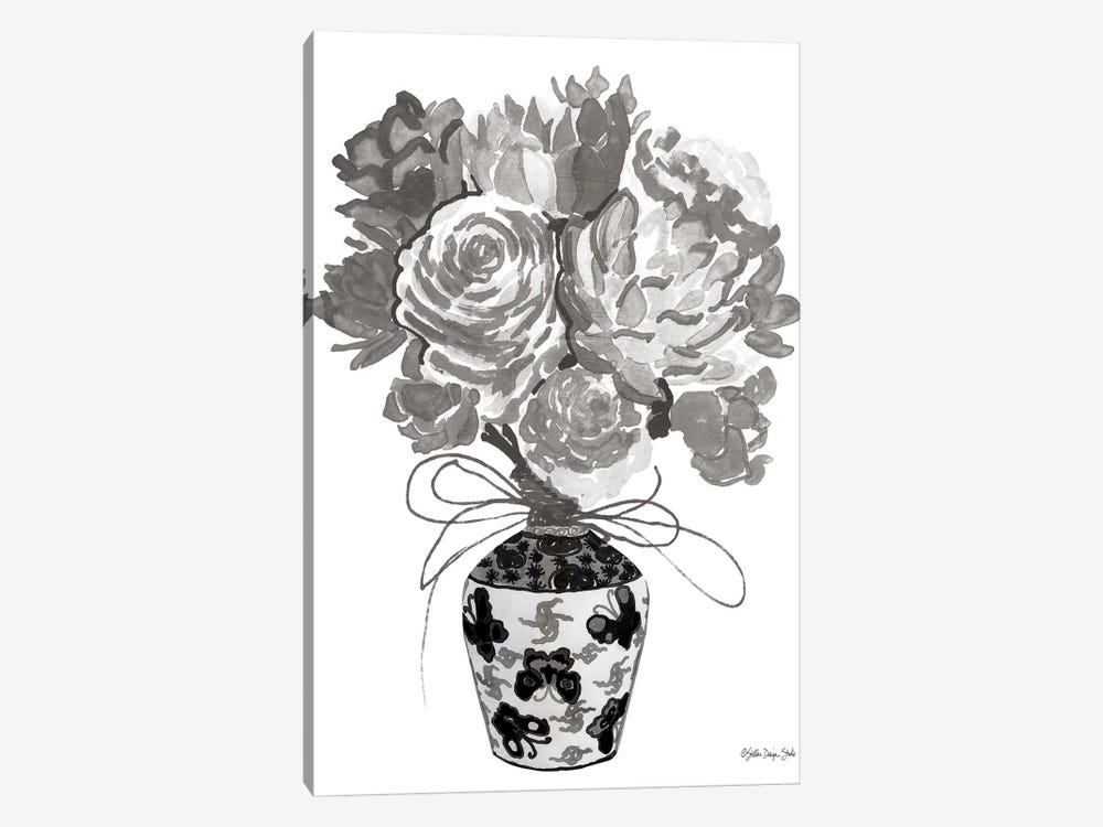 Gray Bouquet by Stellar Design Studio 1-piece Art Print