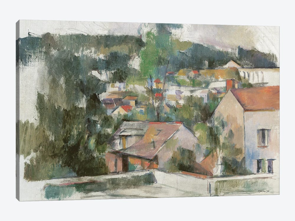 Hillside Town II 1-piece Canvas Print