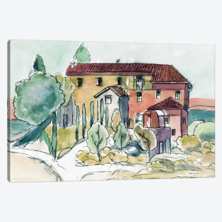Tuscan Farmhouse Canvas Print #SLD372} by Stellar Design Studio Canvas Artwork