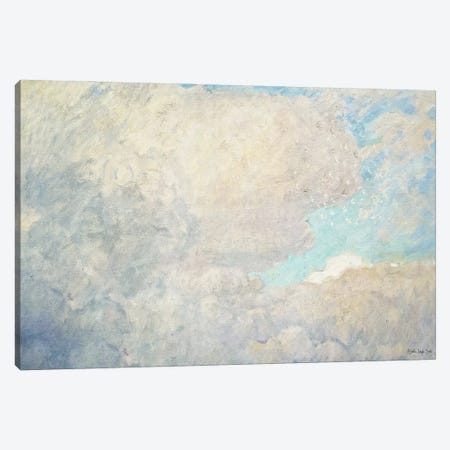White Clouds Blue Sky    Canvas Print #SLD460} by Stellar Design Studio Canvas Artwork