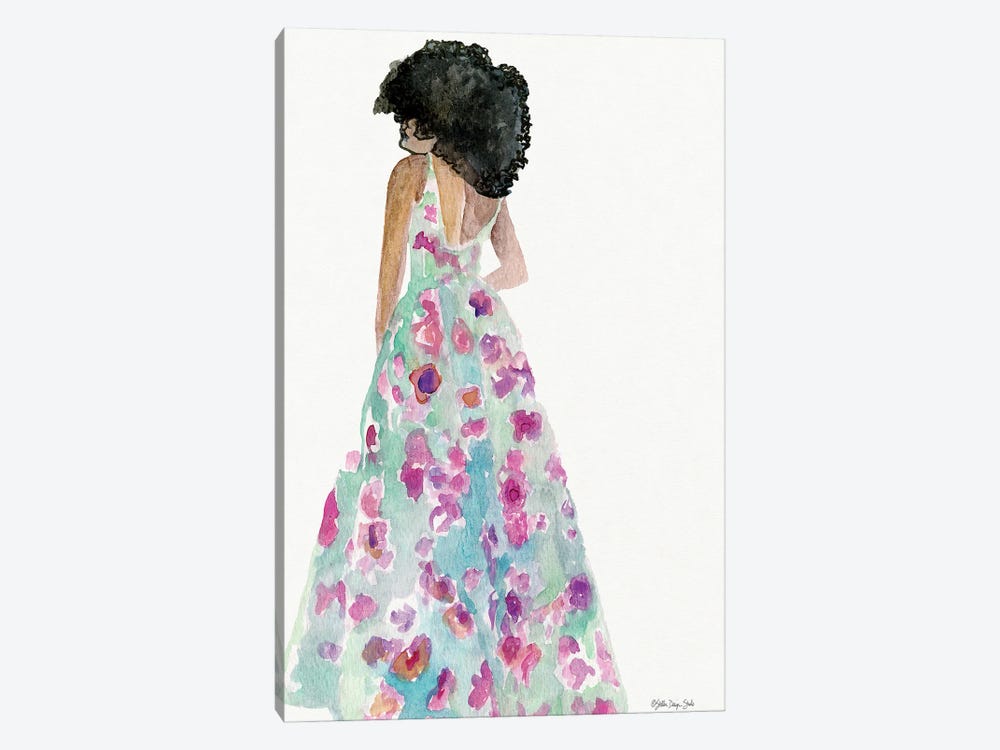 Floral Gown II by Stellar Design Studio 1-piece Canvas Art Print