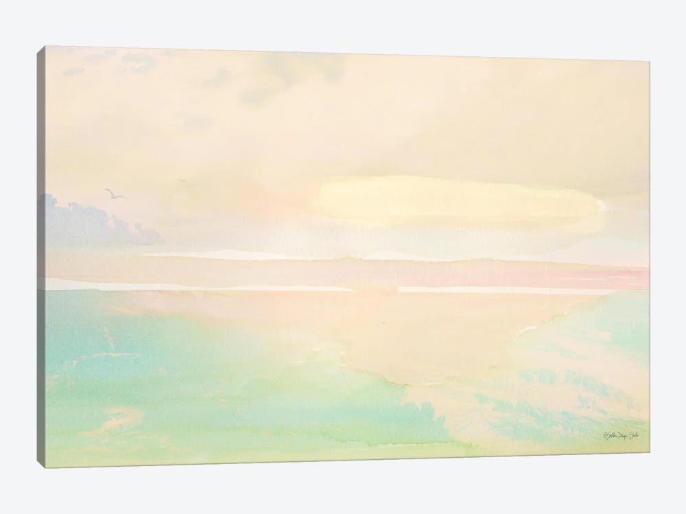 Peaceful Shore II 1-piece Canvas Print