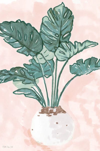 Pink Palms I by Stellar Design Studio acrylic art print