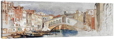 The Grand Canal Canvas Art Print - Veneto Art