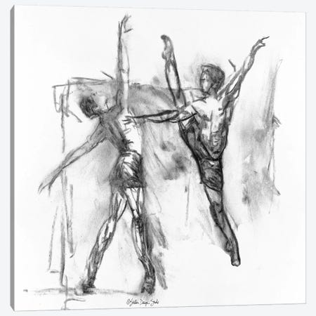 Dance Figure V Canvas Print #SLD51} by Stellar Design Studio Canvas Art