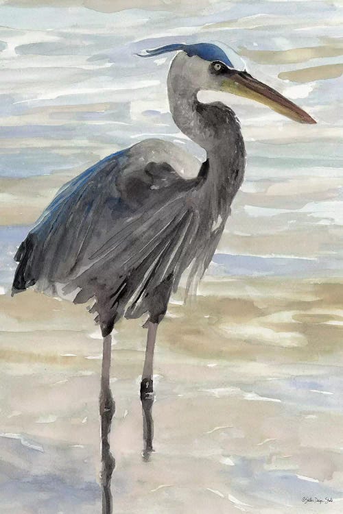 Heron In Water by Stellar Design Studio wall art