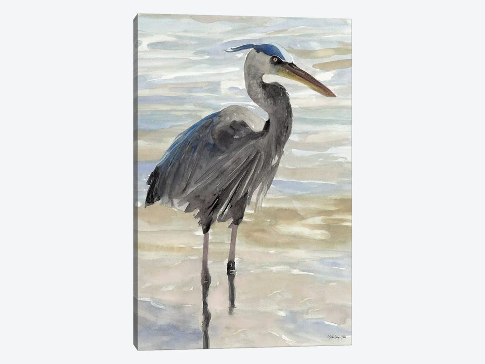 Heron In Water by Stellar Design Studio 1-piece Canvas Art Print