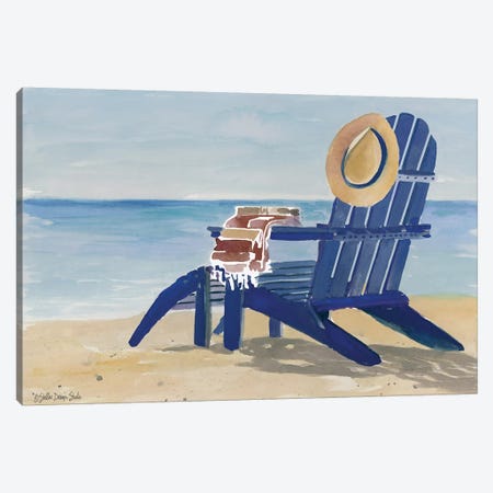 Beach Chairs II Canvas Print #SLD69} by Stellar Design Studio Canvas Art Print