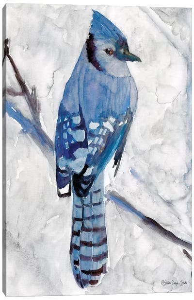 Blue Jay I Canvas Art Print - Jay Art