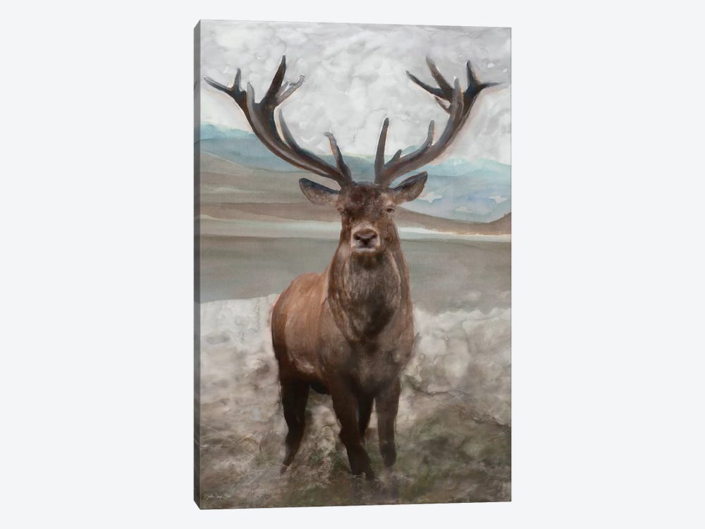 Grand Elk I by Stellar Design Studio 1-piece Canvas Artwork