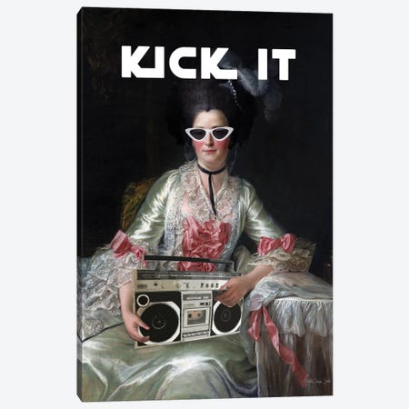 Kick It Canvas Print #SLD96} by Stellar Design Studio Canvas Print