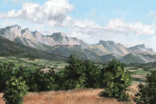 Rachel Stribbling: Mountain Landscape by Rachel Stribbling