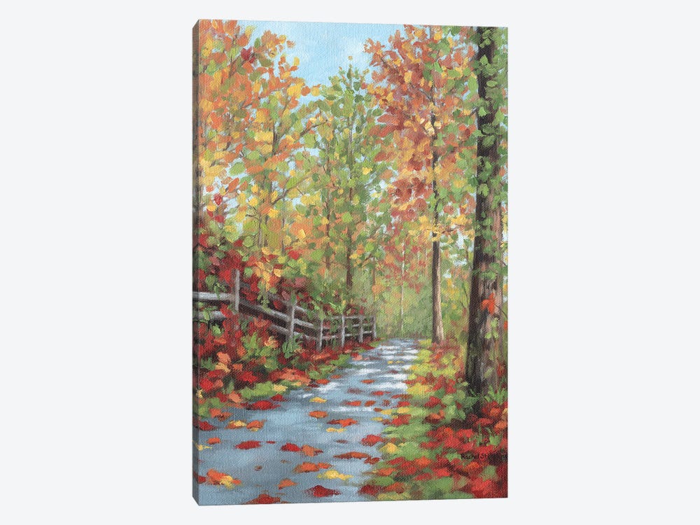 Autumn Walk by Rachel Stribbling 1-piece Canvas Art Print
