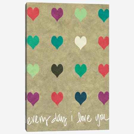 Everyday Love Canvas Print #SLK18} by Shelley Lake Canvas Art Print