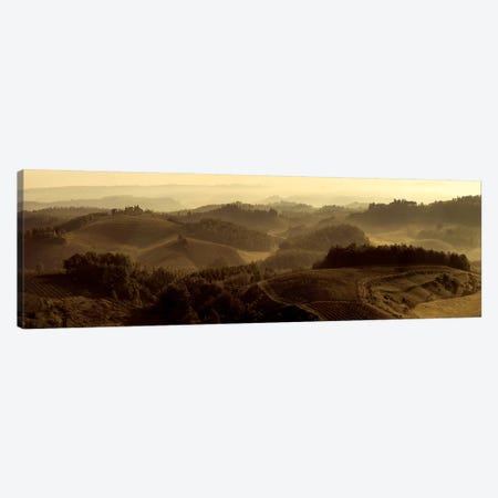 Sunrise over Tuscany Canvas Print #SLK38} by Shelley Lake Canvas Print