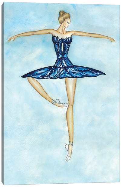 Ballerina Canvas Art Print - Sonia Stella