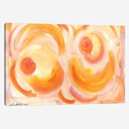 Abstract Geometric Watercolor Canvas Print #SLL3} by Sonia Stella Canvas Artwork