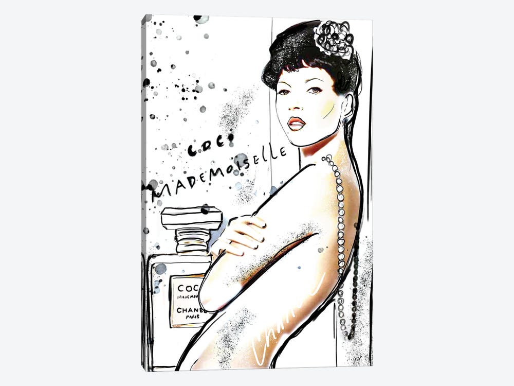 Mademoiselle Chanel Art III by Sonia Stella 1-piece Art Print