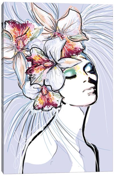 Orchids III Canvas Art Print - Sonia Stella