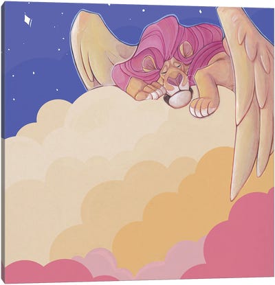 Up In The Clouds Canvas Art Print - Stephanie Lane