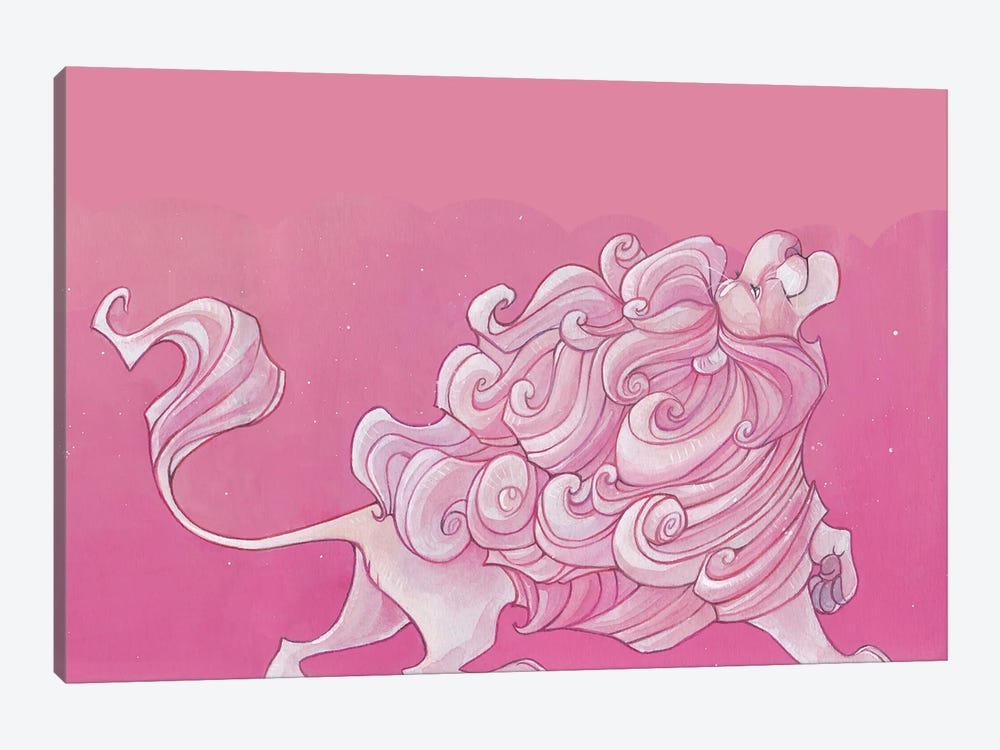 Pink Mane by Stephanie Lane 1-piece Canvas Print