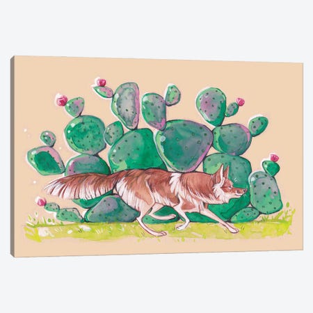 Cactus Canvas Print #SLN31} by Stephanie Lane Canvas Art