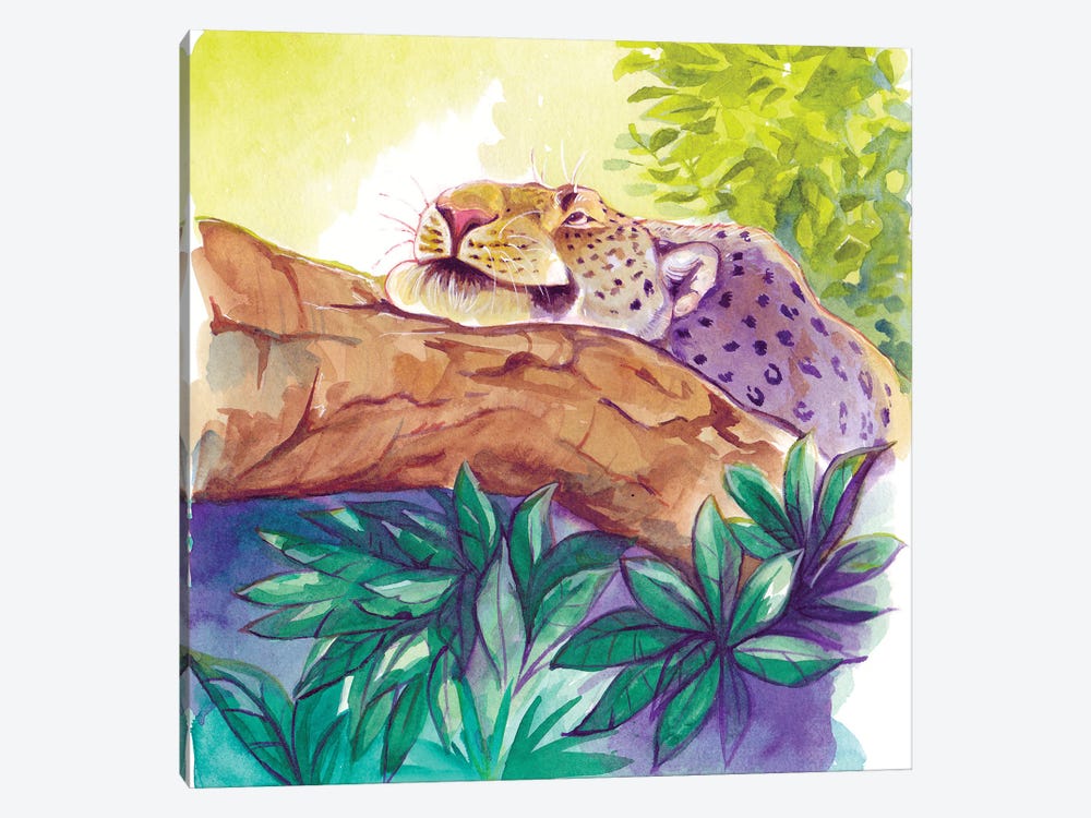 Leopard Tree by Stephanie Lane 1-piece Canvas Print