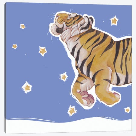 Sketchbook Tiger Canvas Print #SLN46} by Stephanie Lane Canvas Artwork