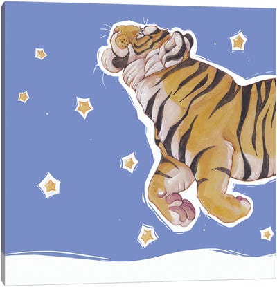 Sketchbook Tiger Canvas Art Print - Stephanie Lane