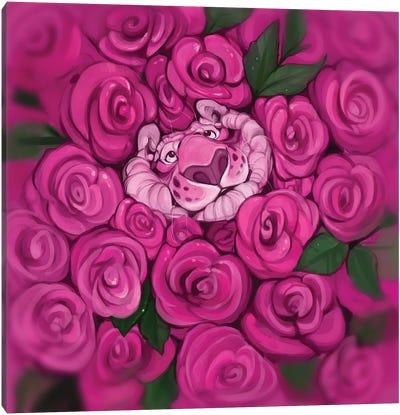 Rose Garden Canvas Art Print - Stephanie Lane