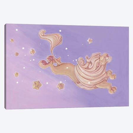 Jumping Lavender Canvas Print #SLN56} by Stephanie Lane Canvas Print