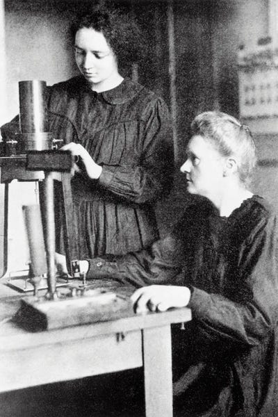 Science Photo Library: Portrait Of Marie & Irene Curie, French Physicists by Science Photo Library