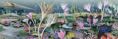 Canvas Print: Silurian Seascape by Science Photo Library - thumbnail