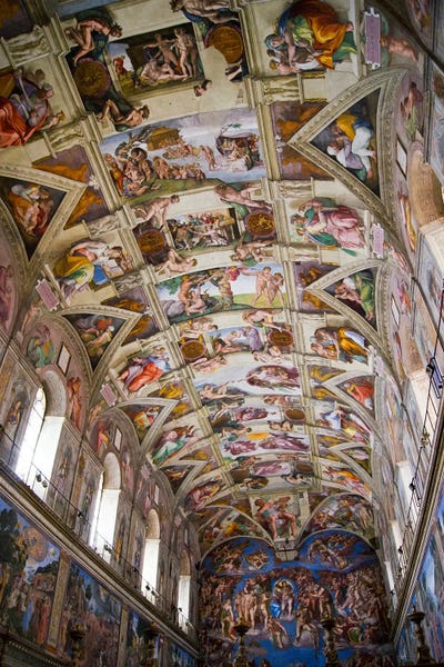 Canvas Print: Sistine Chapel Ceiling. by Science Photo Library - thumbnail