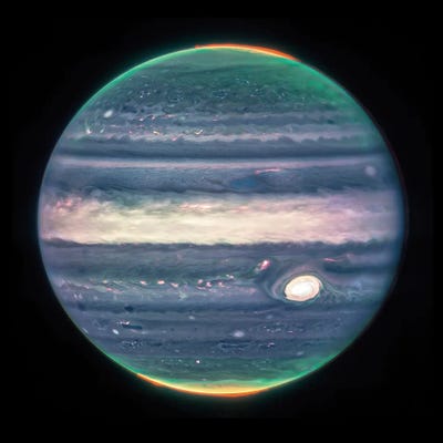 Canvas Print: Jupiter, James Webb Telescope Image by Science Photo Library - thumbnail