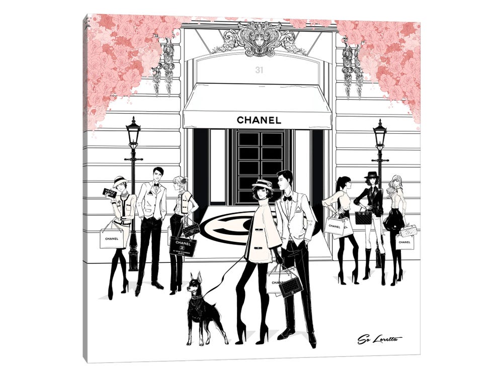 Chanel Canvas Wall Art 16 X20