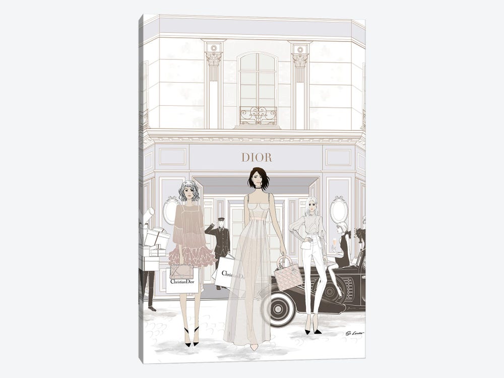 Dior Store Front by So Loretta 1-piece Art Print