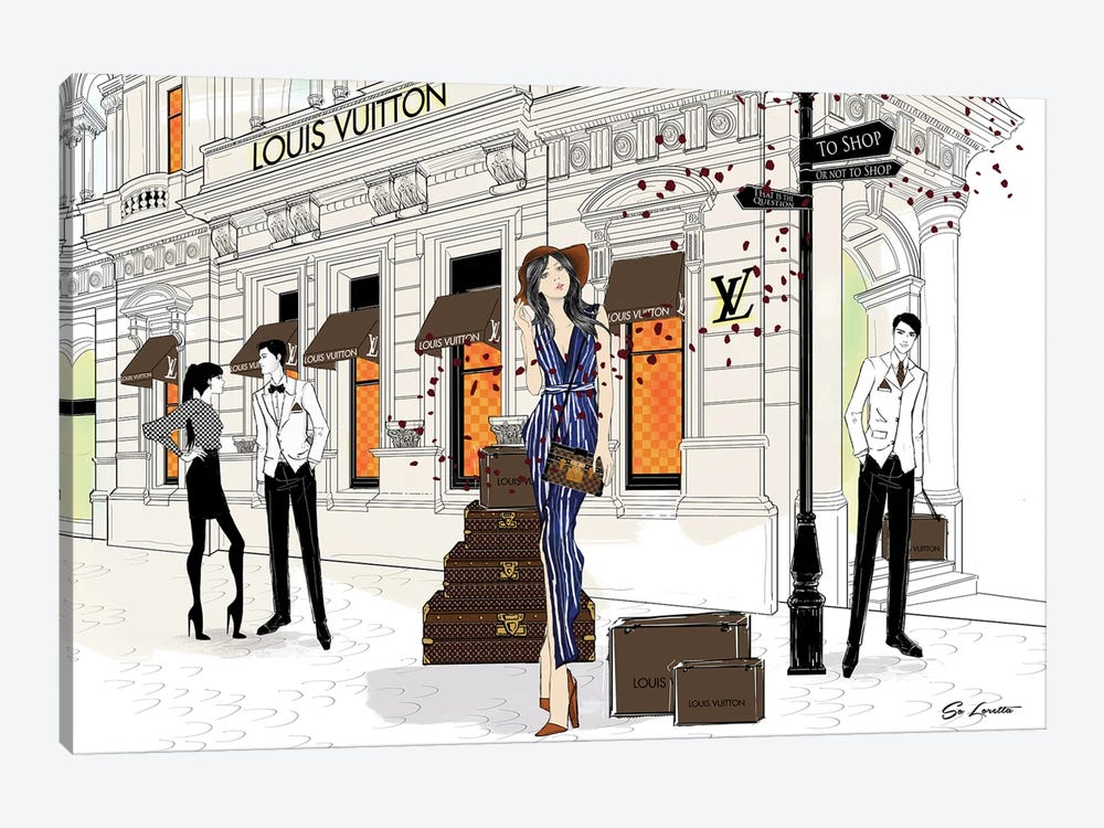 Louis Vuitton Dreams Series Illustration Print Art Dividers Page