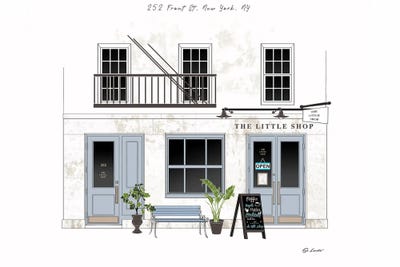 Little Shop NYC by So Loretta canvas print