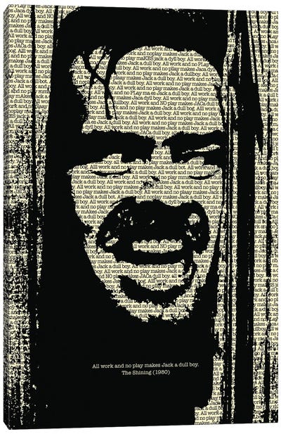 The Shining II Canvas Art Print - Jack Torrance