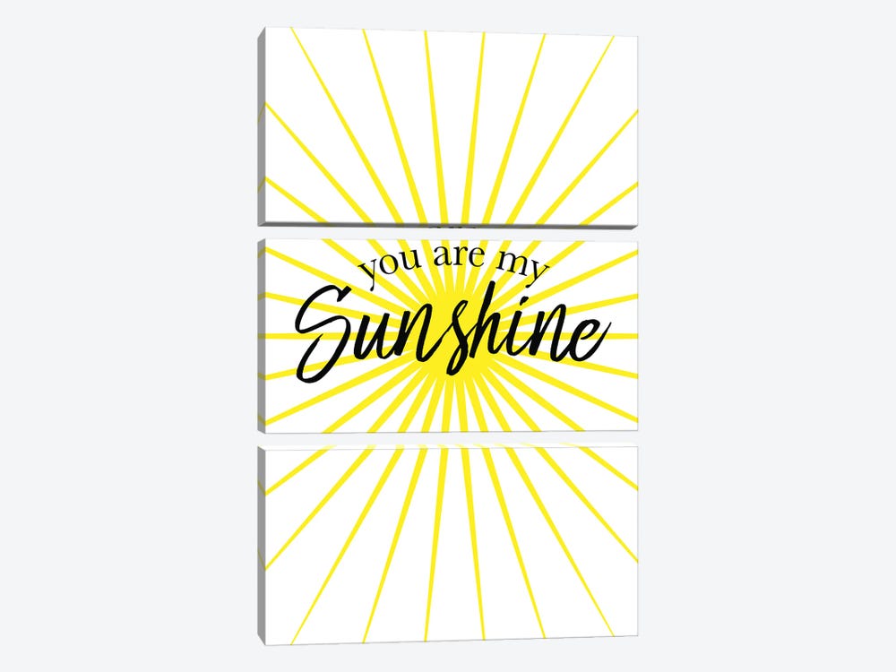 You Are My Sunshine by Simon Lavery 3-piece Art Print