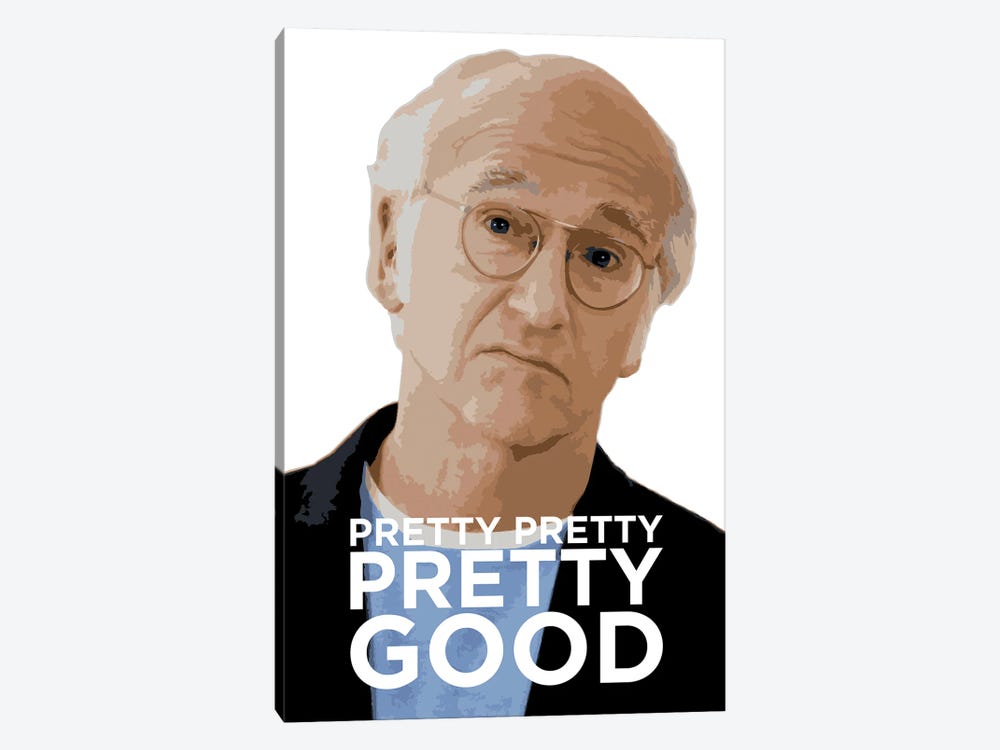 Curb Your Enthusiasm Graphic With Larry David by Simon Lavery 1-piece Canvas Wall Art