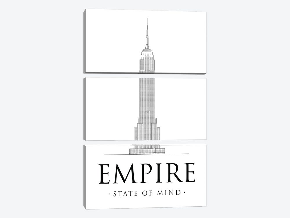 Empire State Of Mind by Simon Lavery 3-piece Canvas Art Print